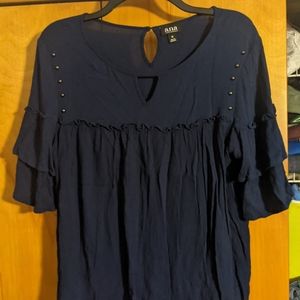 Navy blue blouse